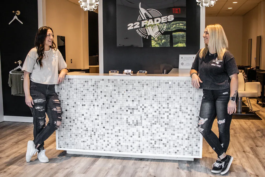 Front desk area